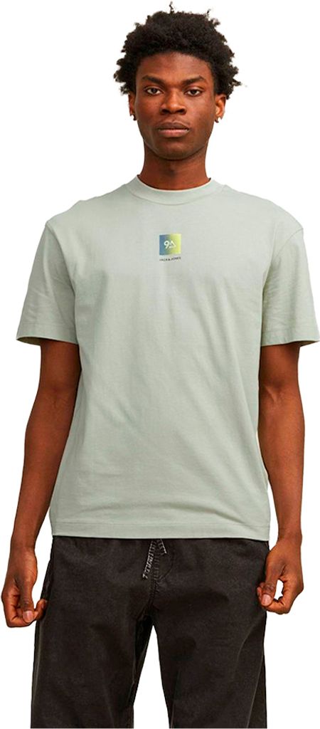 Jack & Jones Beech Logo Kurzarm-t-shirt Grün M Mann Grün M