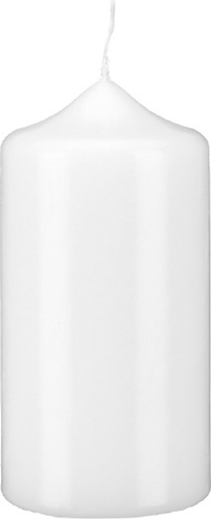 6 Spitzkopf Stumpen Kerzen Weiß 150 x Ø 90 mm, Kerzen in Cellophan, KOPSCHITZ Qualitätskerzen in RAL Qualität Germany, Kerzen, Anlass, Advent, ...
