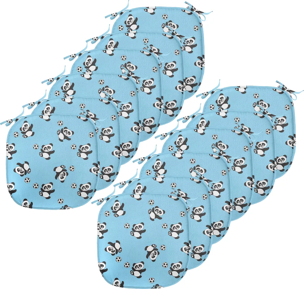 Cuscini Sedie Panda 40x40 Impermeabili - Set 12 Pezzi ABAKUHAUS
