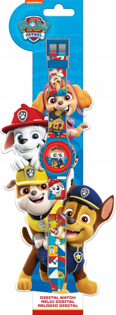 Paw Patrol Ke02 Digitaluhr Mehrfarbig  Mehrfarbig One Size Produktbild 