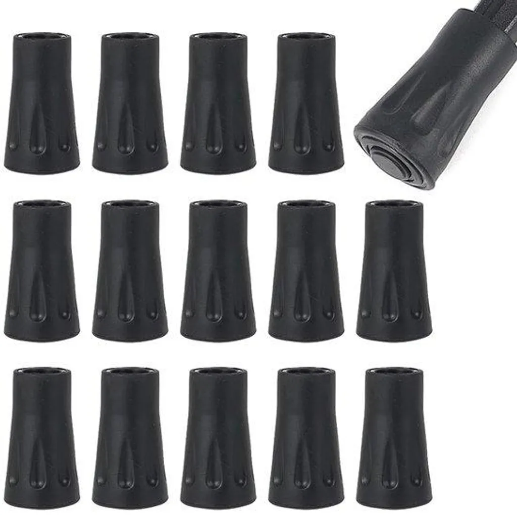 Embouts bâtons marche nordique 14 pièces - Gaines rechange 11mm universel