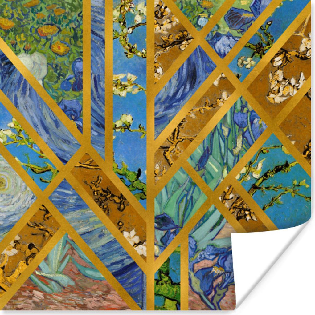 MuchoWow Poster Van Gogh - Alte Meister - Kunst 50x50 cm - Wohnzimmerdekoration