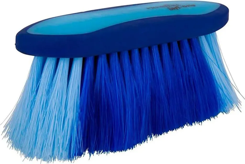 Spazzola per capelli con manico lungo | Antiscivolo | Blu e bianco