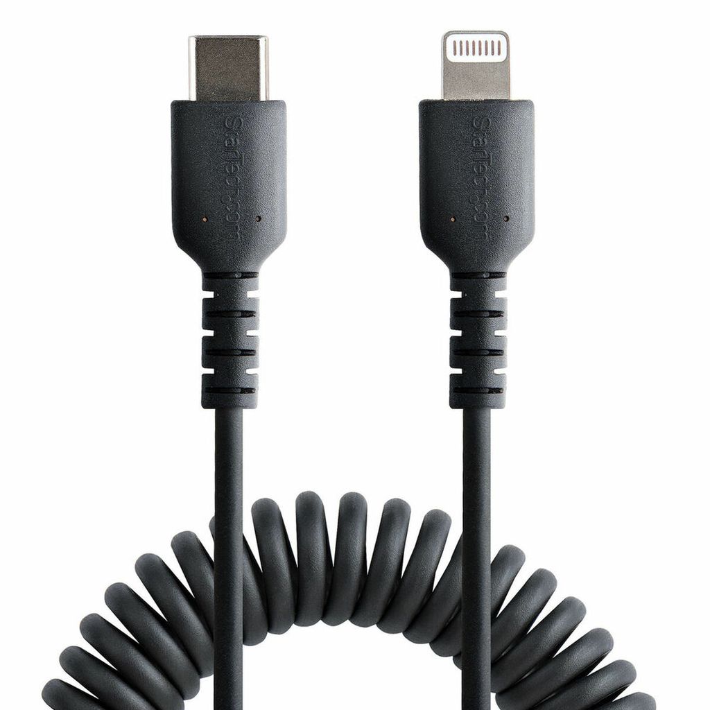StarTech.com 50cm USB C auf Lightning Kabel, spiralkabel, Produktbild 