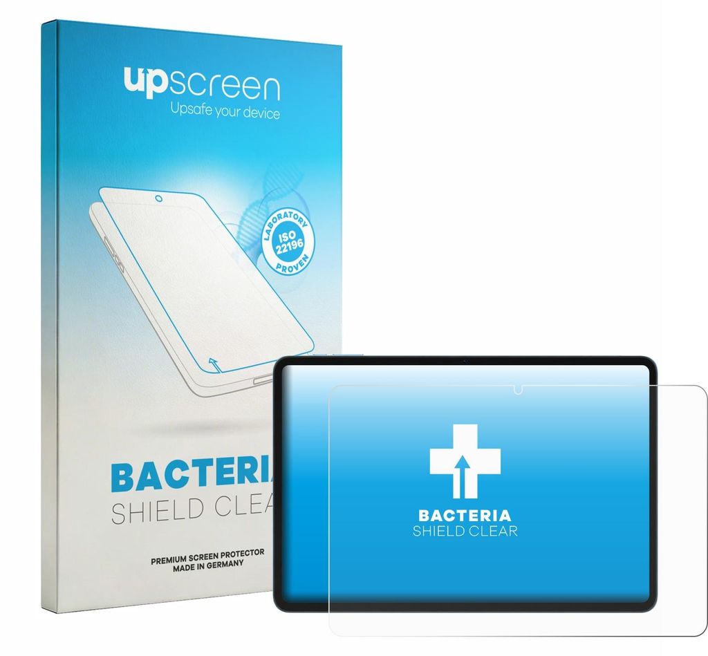 upscreen Schutzfolie für Doogee Tab G6 Pro Displayschutz Displayschutzfolie Folie Klar antibakteriell