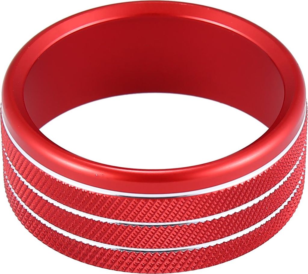 Auto Scheinwerfer Schalter Knopf Ring Zierblende Dekoration Rot