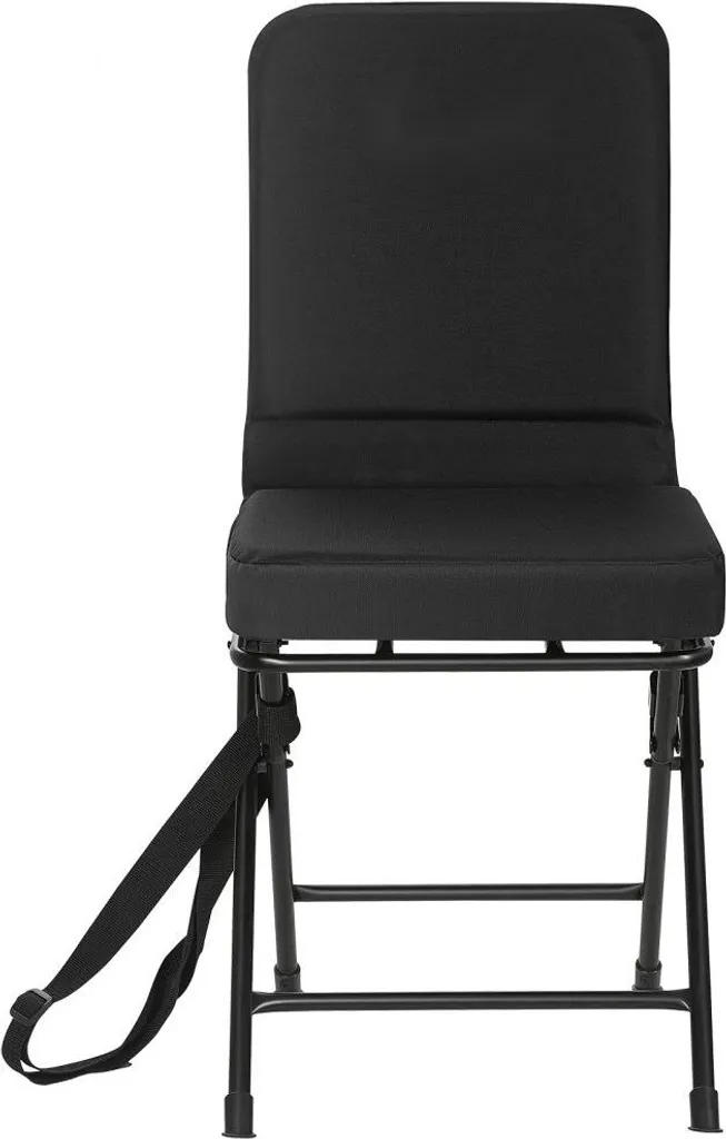 Siège de pêcheur pivotant et pliable - Fauteuil de camping avec dossier - 9