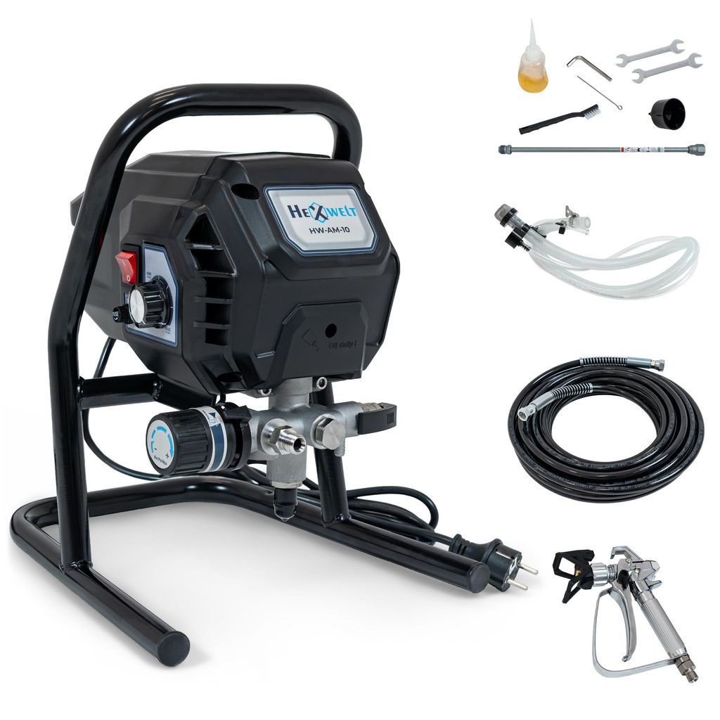 Airless spuitapparaat HEXWELT HW-AM-460, 700 Watt, 200 bar, Productafbeelding 