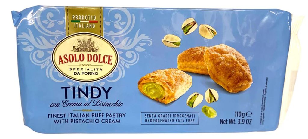 Tindy Pistacchio 110g Kekse - Asolo Dolce Produktbild 