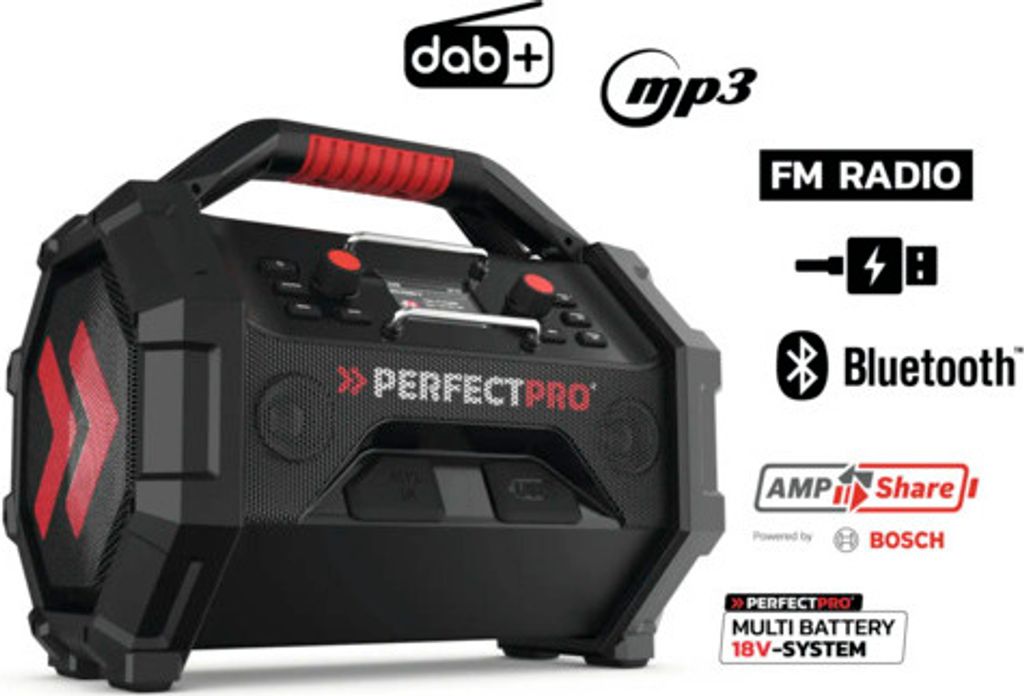 Rádio PerfectPro ROCKTAGON pro staveniště DAB+ a FM, Obrázek produktu 2