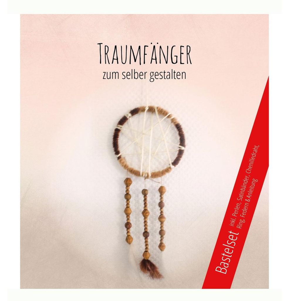 PRACHT Bastelset Traumfänger natur 20cm