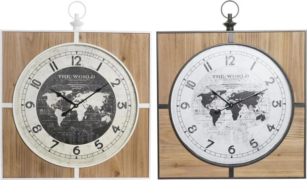 Horloge murale vintage 60 cm silencieuse pour décorer un grand mur vide