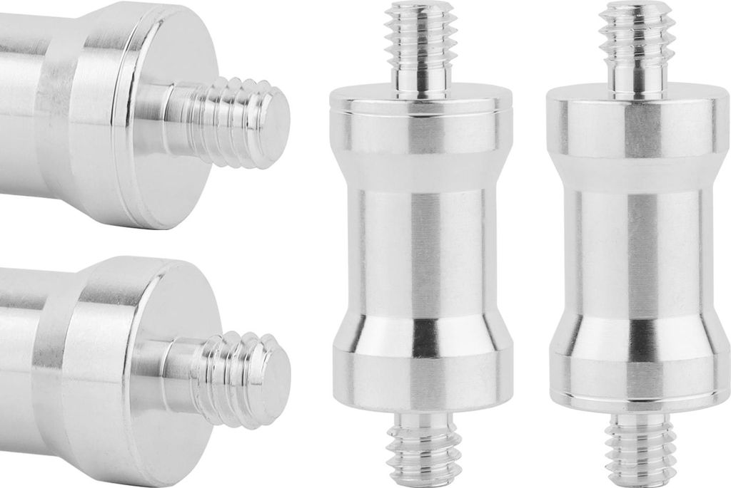 Adapter, Stativ-Reduzierhülse 1/4" auf M6, Aluminium, für 39 mm Stativ