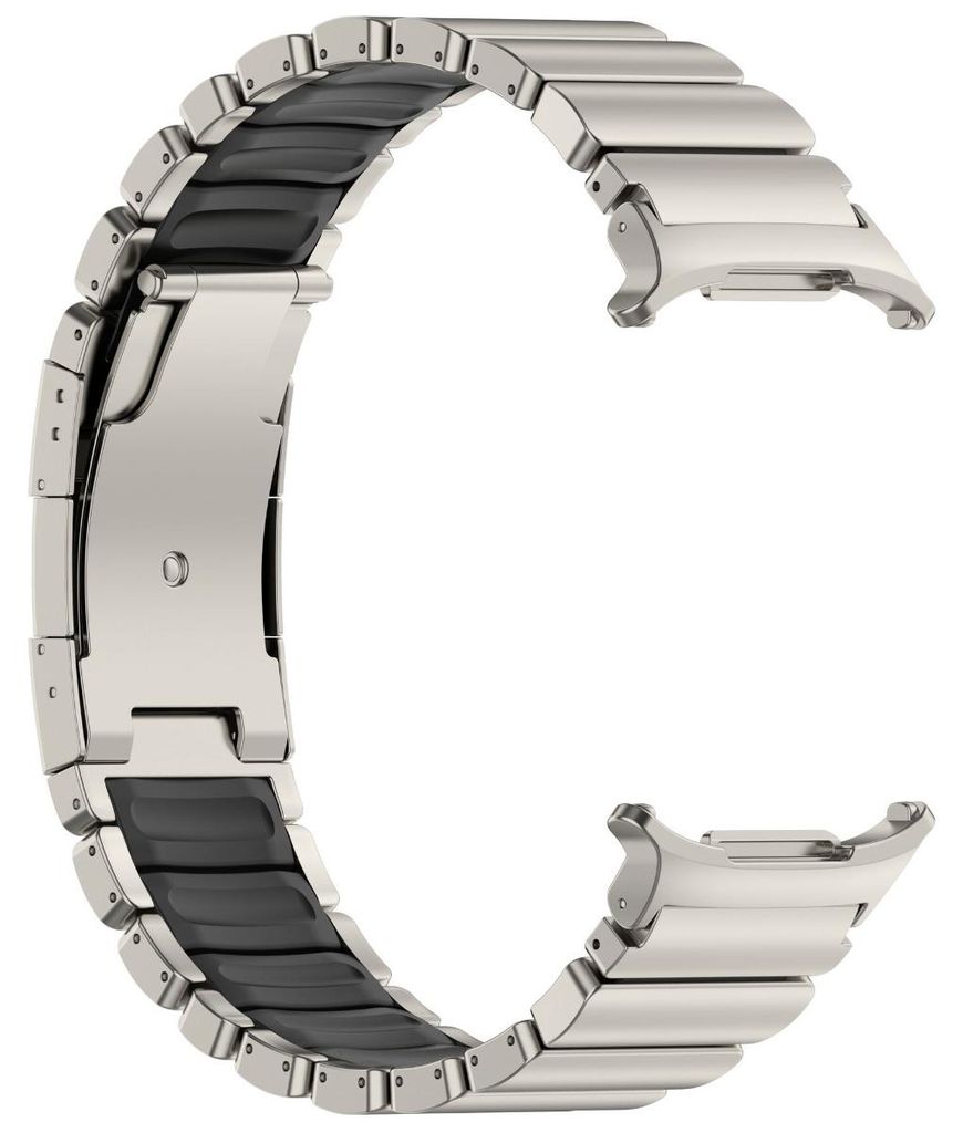 INF DLC-beschichtetes Titan-Gummi Uhrenarmband 18.5cm x2.2cm Galaxy Ultra Titan