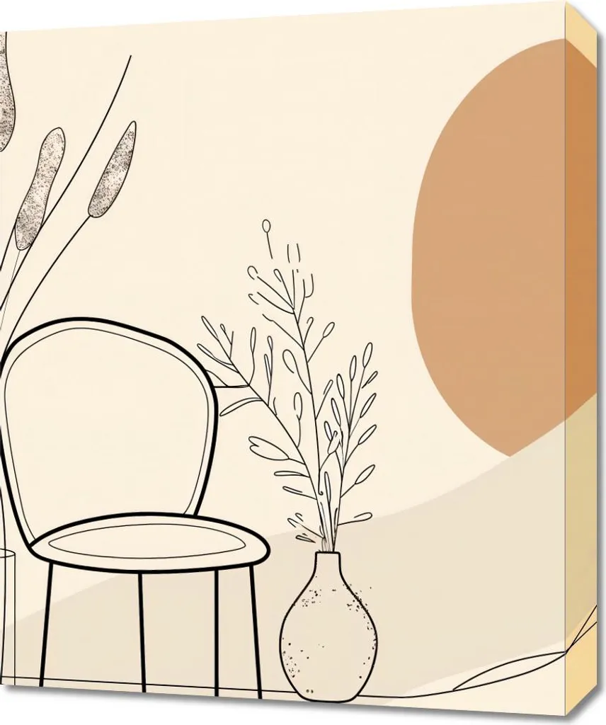 Offerta Quadro su Tela 50x60 cm Angolo di Tranquillità - Alta Resa