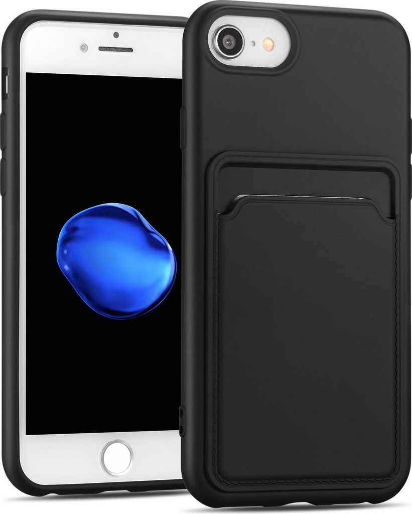 Custodia Per IPhone 7/8/SE: Cover In Silicone, Nero - Foto 8
