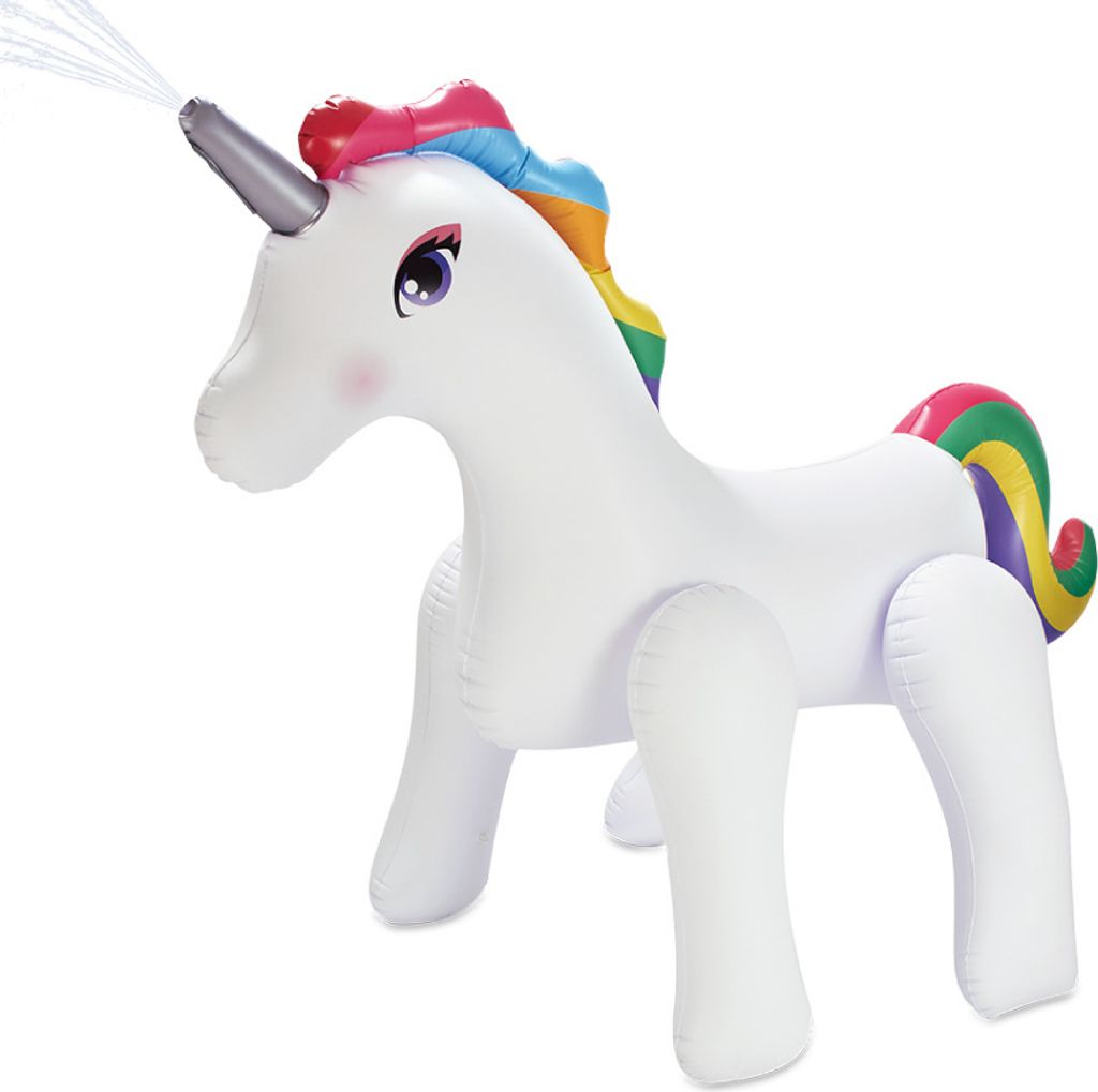 Summer Waves Kinder Wassersprinkler Einhorn Gartendusche für Kinder 211x127x284 cm