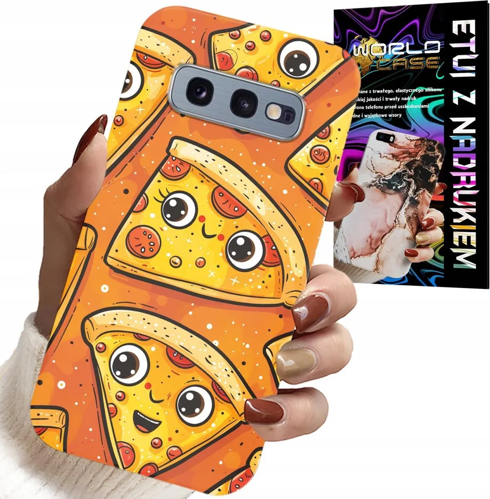 Custodia + Pellicola Samsung Galaxy S10E Pizza Dolci | Offerta Kit