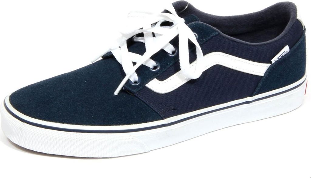 H0282 sneaker uomo VANS blau Wildleder/Stoff Schuhe Mann