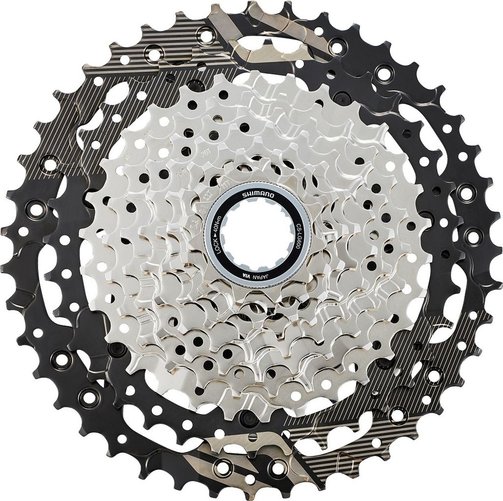 SHIMANO CS-LG600-10 Deore Zahnkranz-Kassette, 10-fach Produktbild 2
