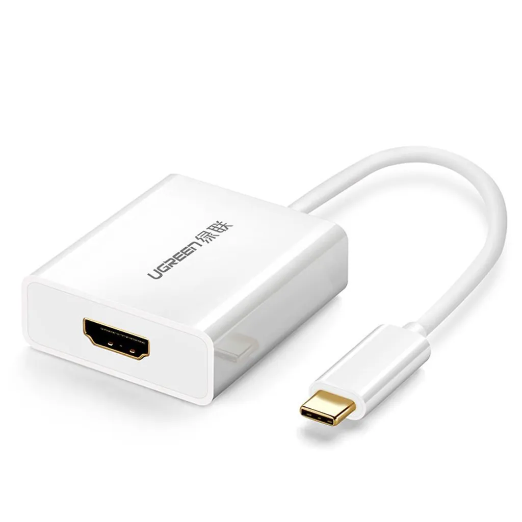Ugreen adaptateur USB type C mâle vers HDMI femelle convertisseur blanc