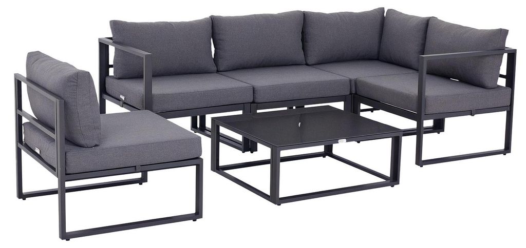 Set da giardino Outsunny da 6 pezzi con cuscini Immagine del prodotto 