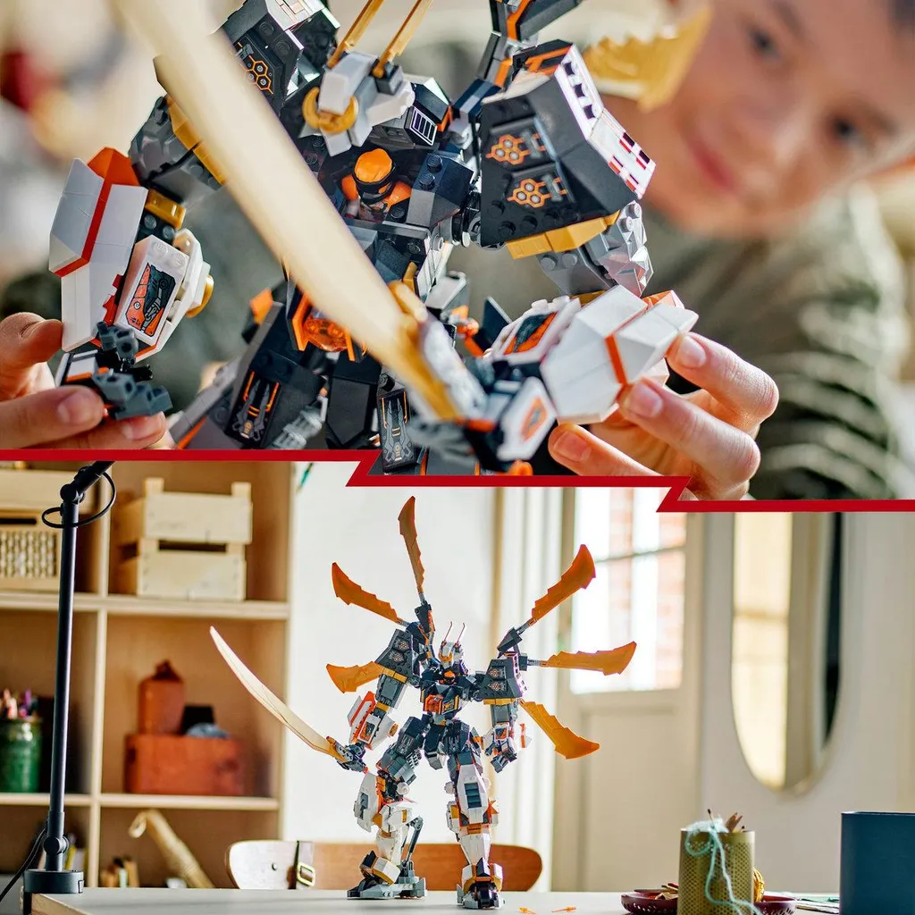 Construction LEGO Ninjago 71821 stable et articulée Robot de Cole - 33