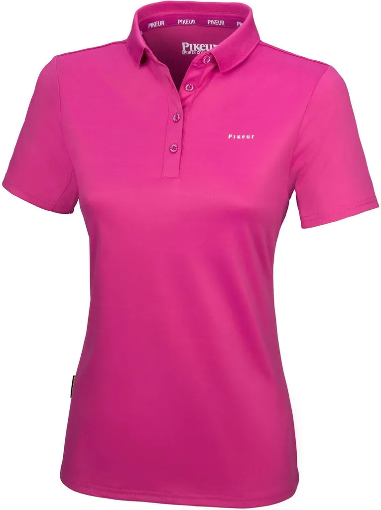 Pikeur Polo Femme Dasha FS 2023 Chemise Manches Courtes Hot Pink