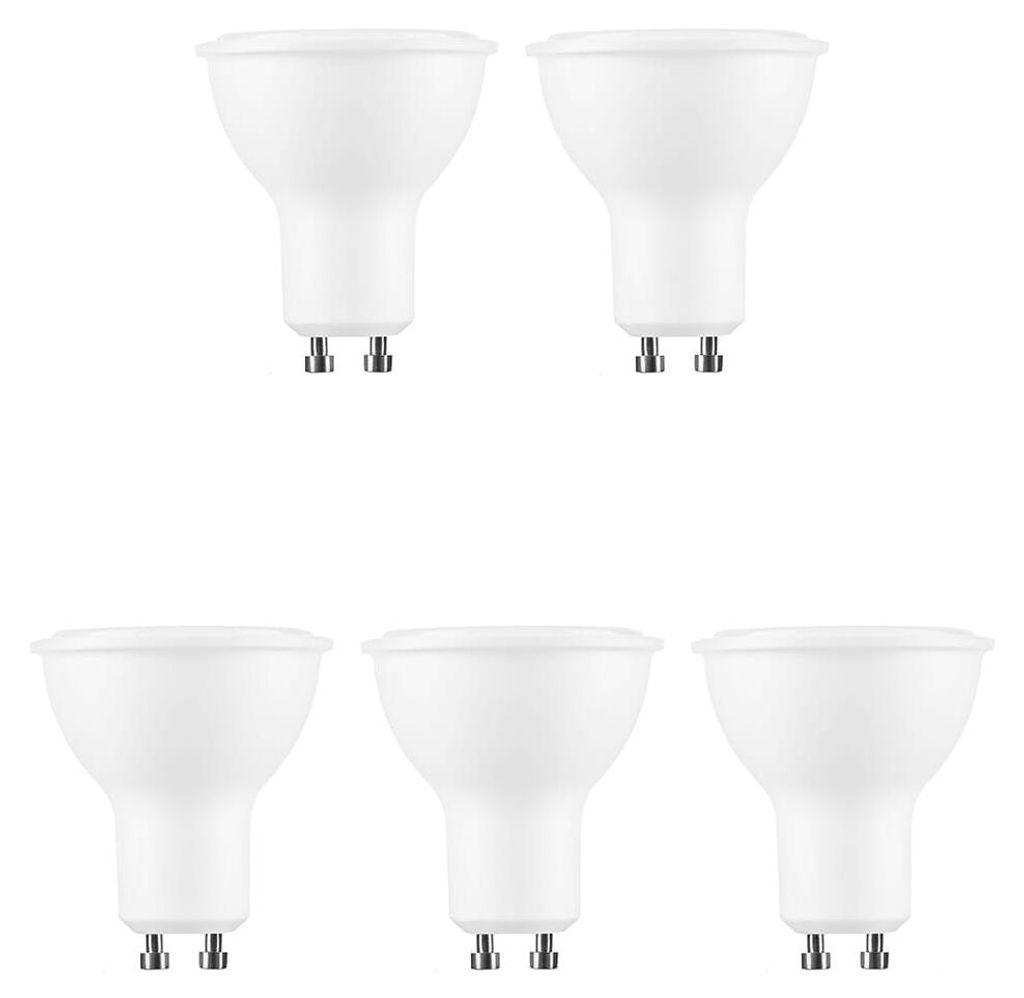 Modee GU10 LED-Lampe 3W - 250lm - 2700K - Warmweiß - LED-Spot - Ersetzt 25W Halogen-Glühlampe - 5 Stück