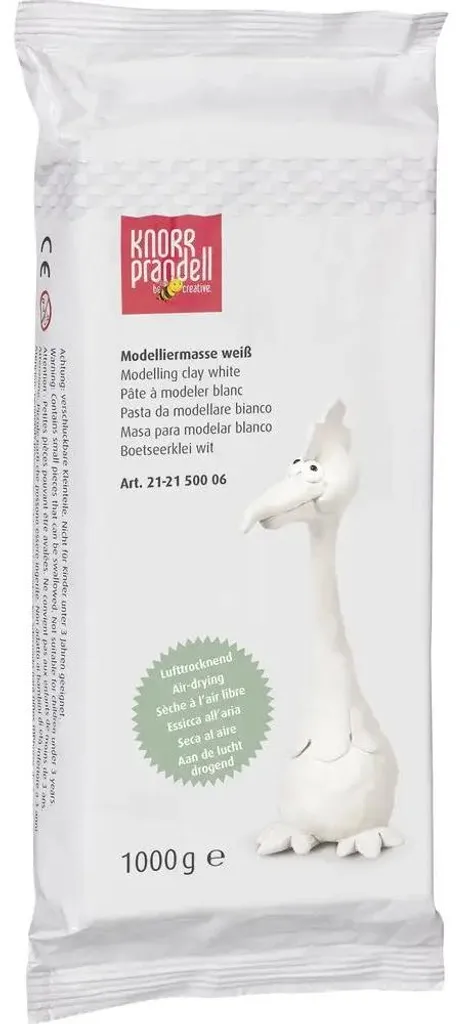 Pâte à modeler auto-durcissante blanche pour sculpture et modelage DIY