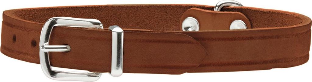 Hunter Halsband Aalborg cognac, Größe: 42 cm / Breite: 1,6 cm