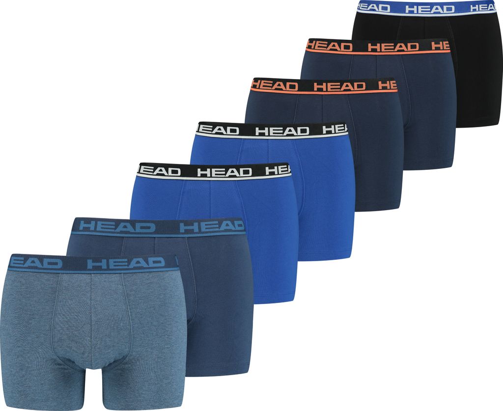 HEAD Herren Boxershorts, 7er Pack - Basic Boxer Trunks Produktbild 