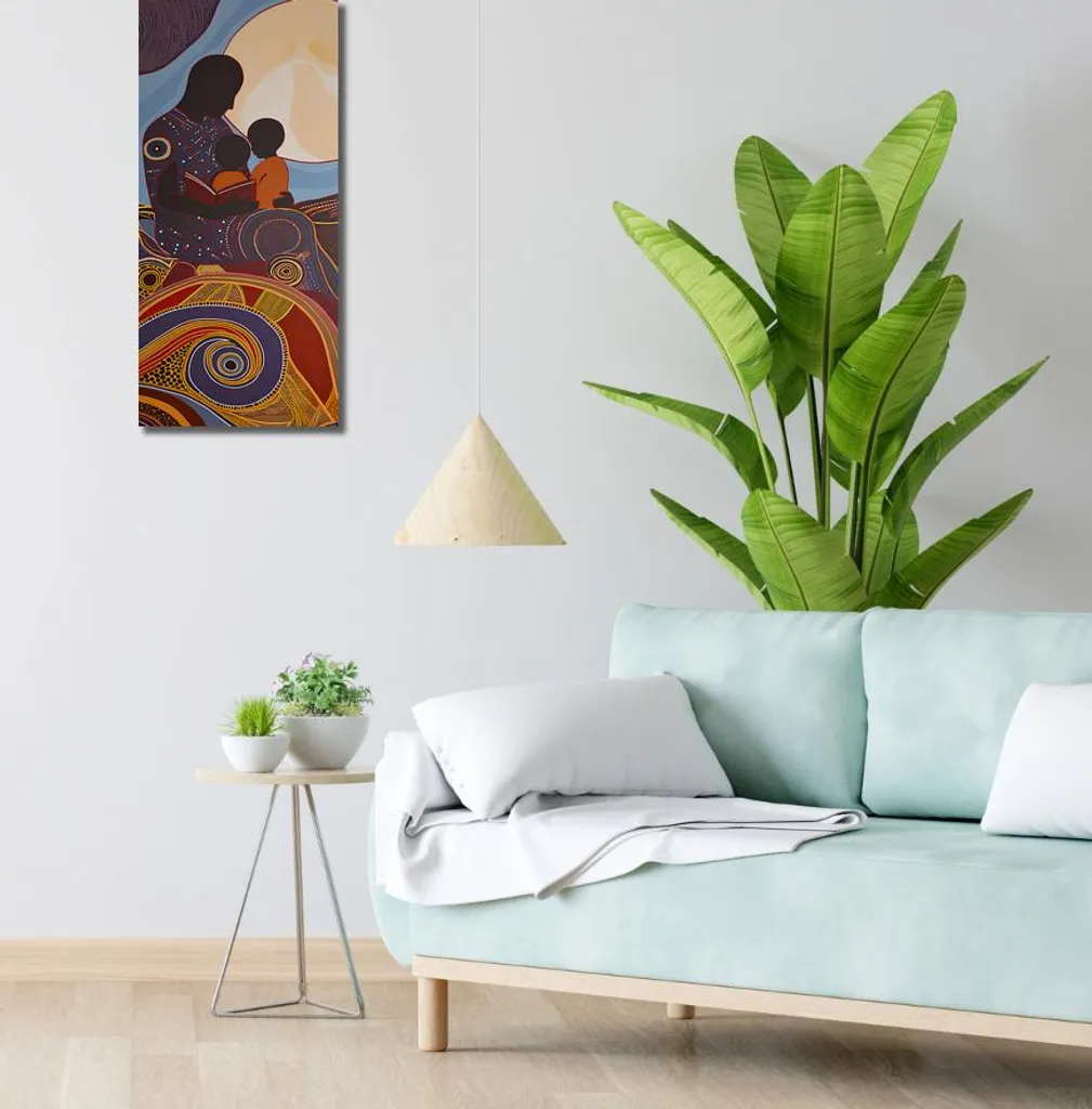 Quadro 30x70 Racconti degli Antenati Prezzo Offerta | Qualità Tela - 2