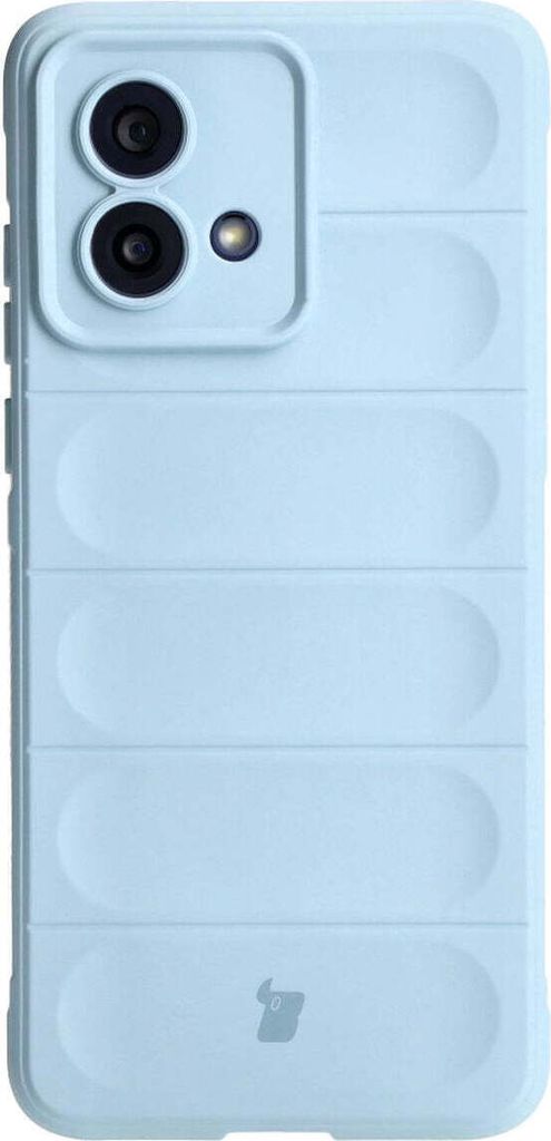 Robuste Handyhülle für Motorola Moto G84 5G, Bizon Case Tur, Hellblau