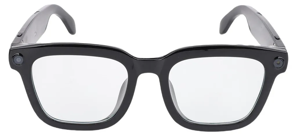 Lunettes AI Bluetooth 5.3 avec caméra HD et traducteur pour le bureau