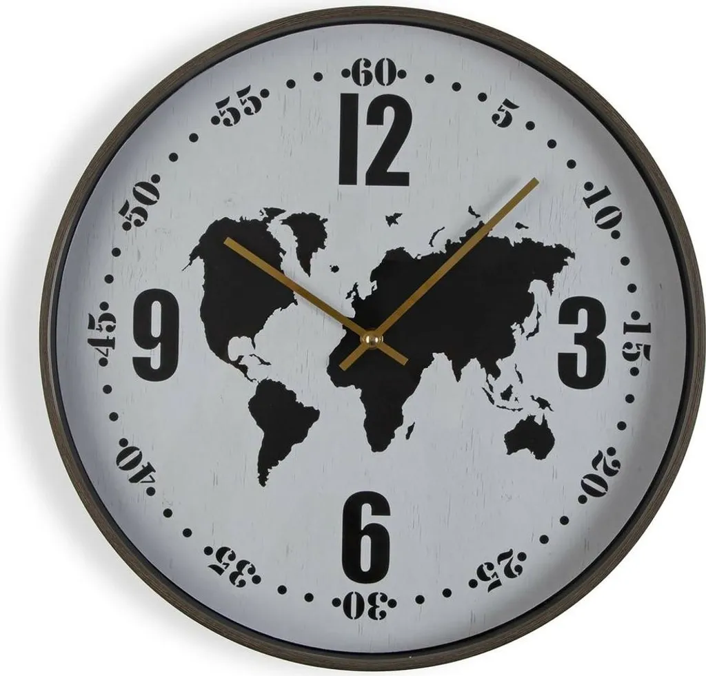 Horloge Murale Géante Métal Silencieuse pour Décorer un Mur Vide 40 cm
