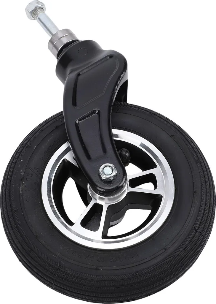 Roue gonflable pivotante 7" haute résistance pour chariot de transport