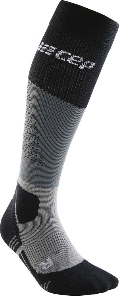 CEP max cushion socks, hiking, tall, men grey/black grey/black III
