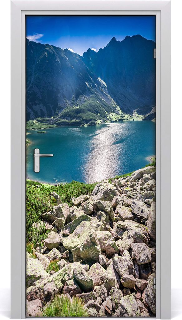 Tulup Türaufkleber 95x205 cm Dekorative Aufkleber Selbstklebend Wasserdichte Tapete Abnehmbar Schlafzimmer Wohnzimmer Wohnkultur - Schwarzer Teich...