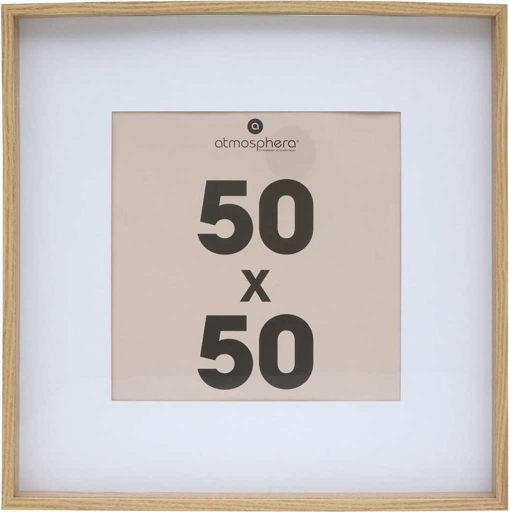 Fotorahmen axel 50x50cm beige  - Atmosphera créateur Produktbild 