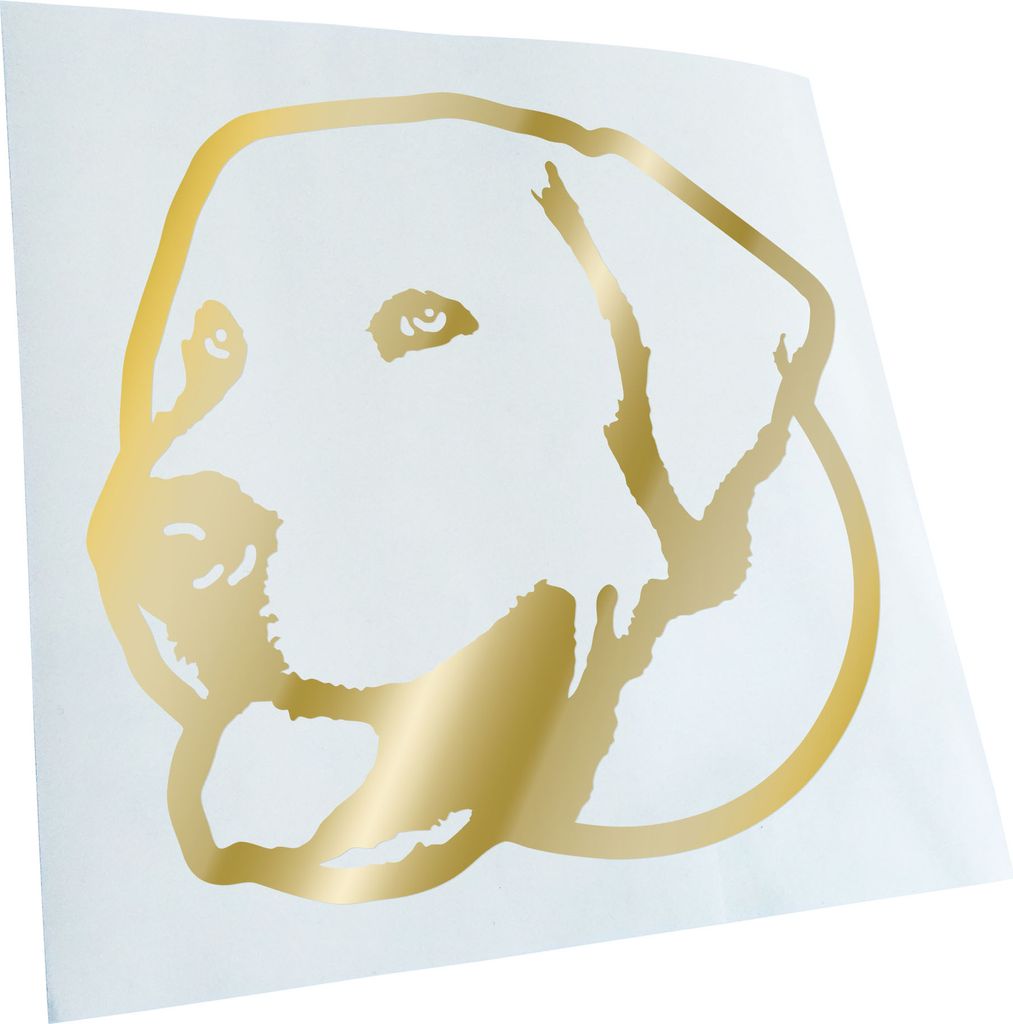 Kiwistar - Autoaufkleber - labrador retriever Hund - Dunkelgrau - 11x10cm - Aufkleber für Auto, Laptop, Fahrrad, LKW, Motorrad mehrfarbig JDM Deca...