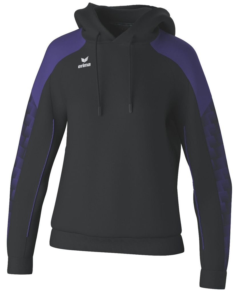 Erima Evo Star Hoody Schwarz/Ultraviolett