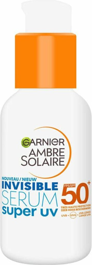 Garnier - Ambre Solaire - Sonnenschutzserum - Super UV - Unsichtbar - LSF 50+ - 30 ml - 1 Stück