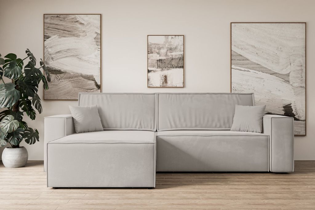 ALTDECOR Ecksofa mit Schlaffunktion und Bettkasten Corner Produktbild 