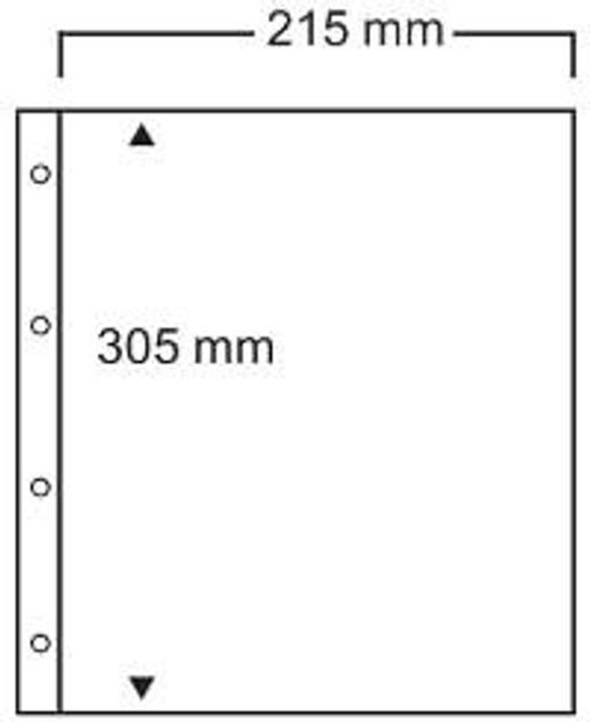 SAFE 459 PA Blattschutzhülle A4 per 5