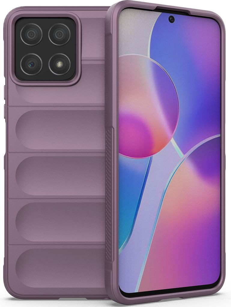 Honor X8 Hülle, Weich TPU Silikon Stossfest Anti-rutsch Schutzhülle für Honor X8 Lila