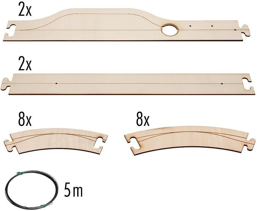 Routes parfaites pour circuit H0 : Faller Laser Street Set de base bois