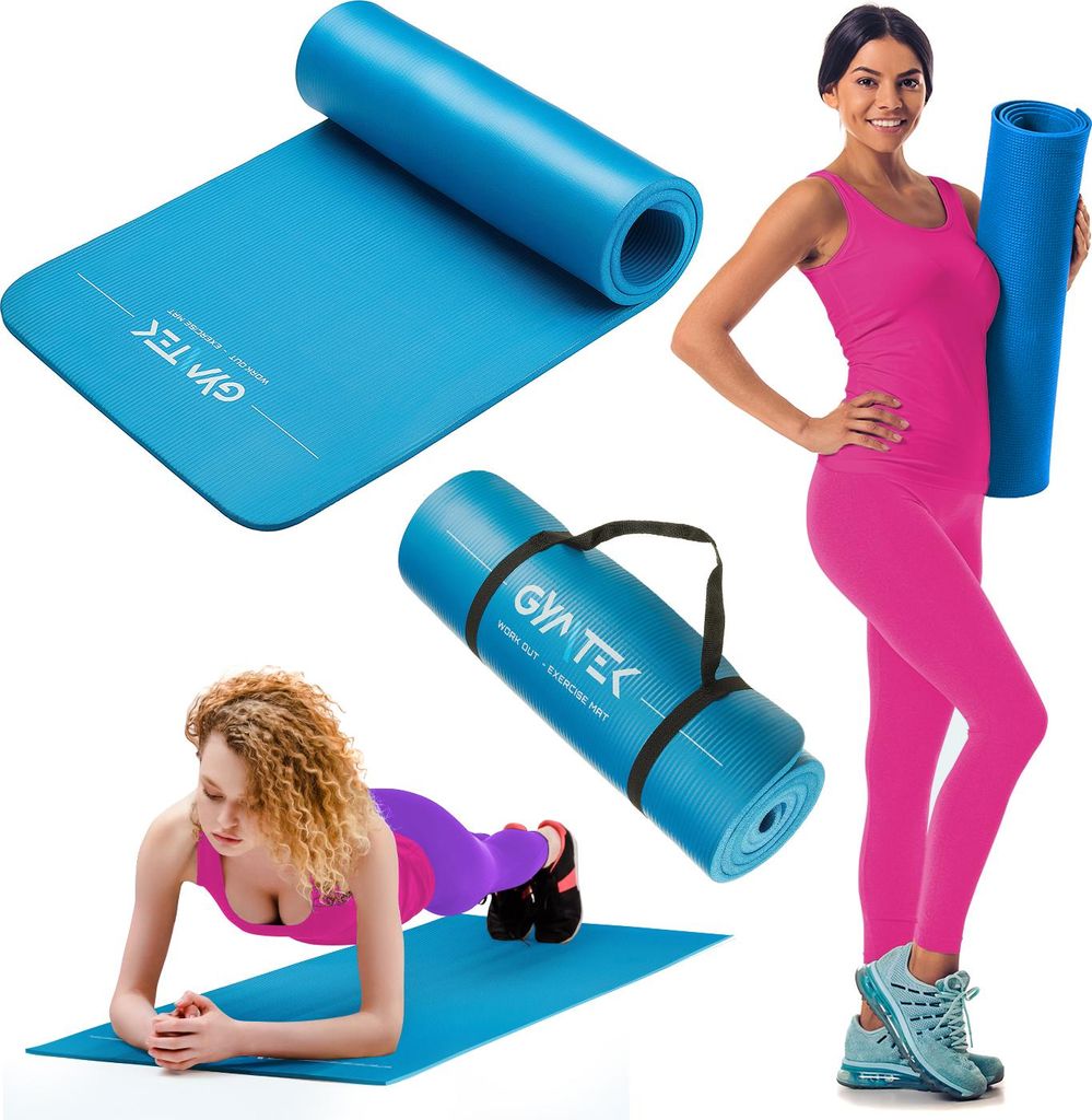 Gymtek Gymnastikmatte 1,5cm - 180x61cm - Trainingsmatte für Produktbild 