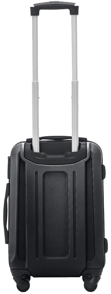 Valise de voyage légère grise, design moderne et serrure à code fixe