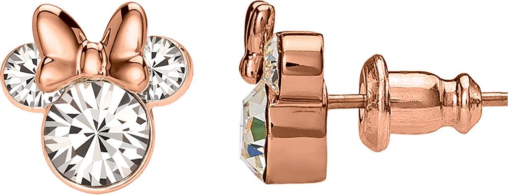 Disney Minnie Mouse Ohrstecker für Damen aus Roségold mit Produktbild 